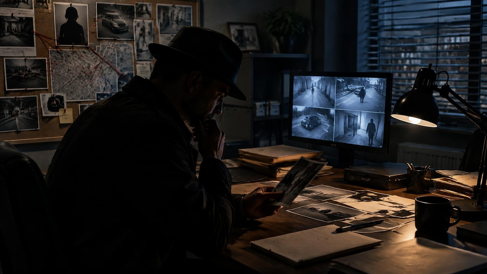 detective investigating case