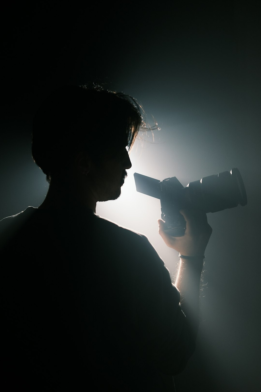 private detective in shadows